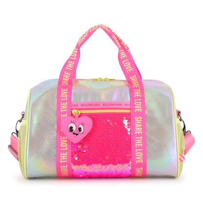 Billieblush Girls White and Pink Bowling Bag