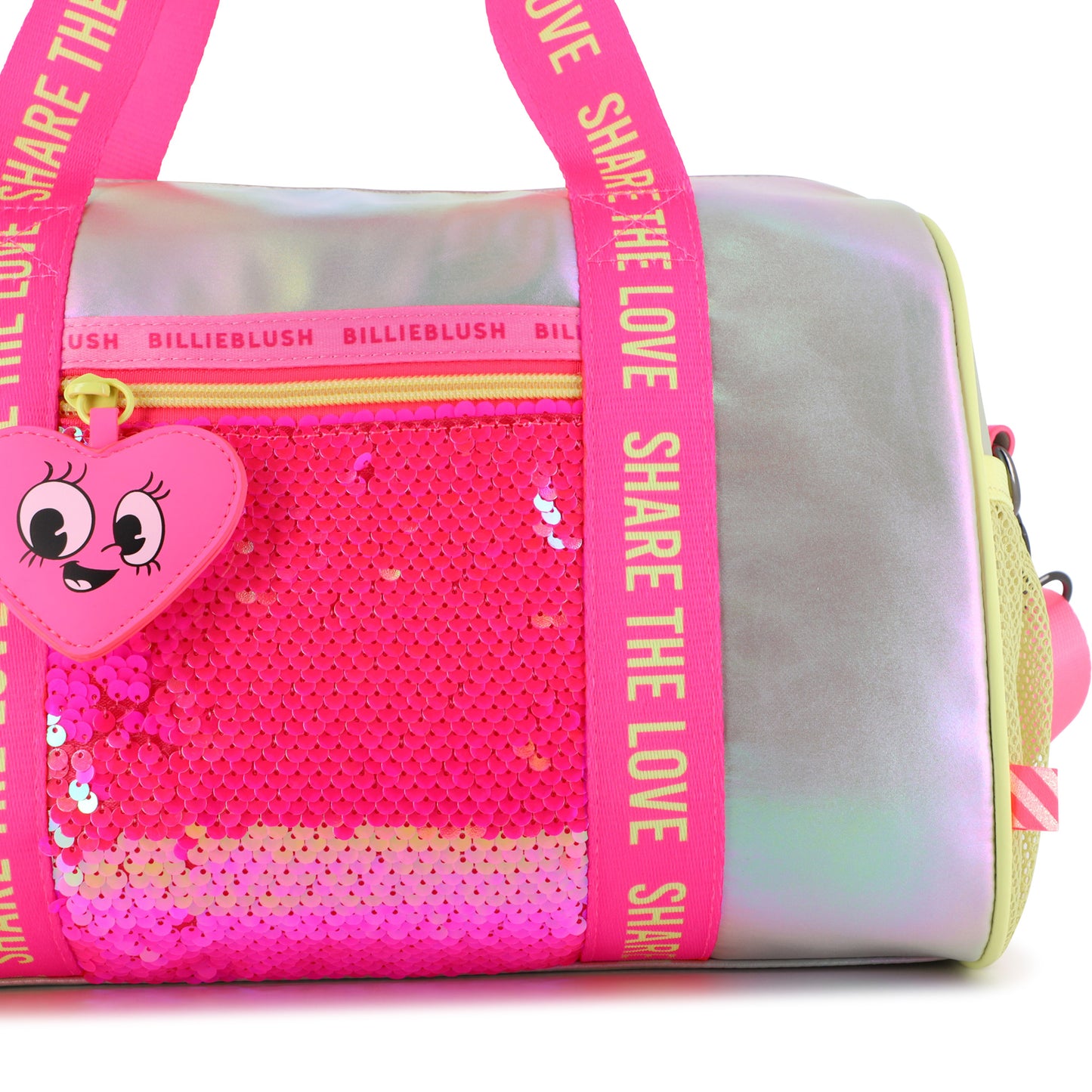 Billieblush Girls White and Pink Bowling Bag