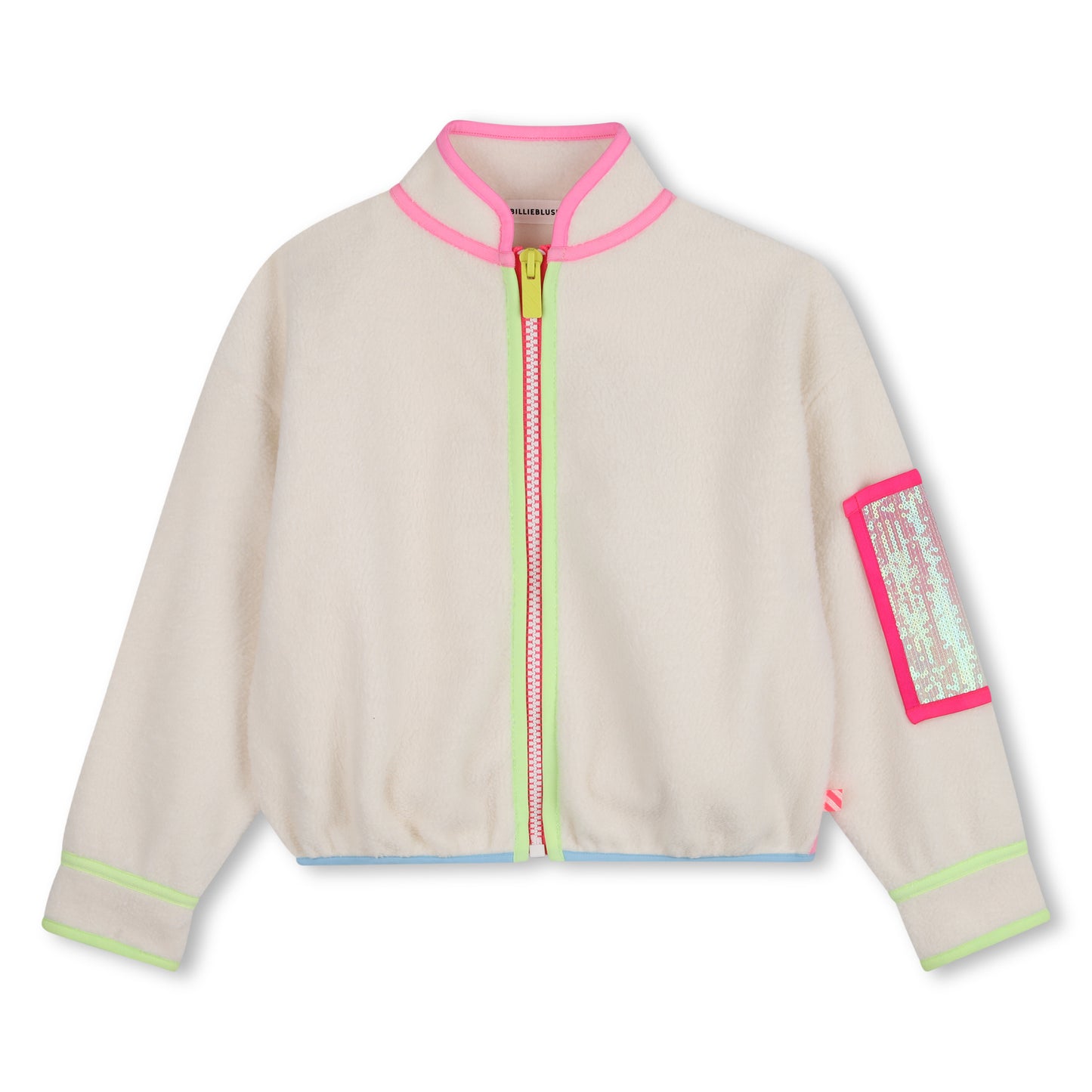 Billieblush Girls Stone Zipped Cardigan Jacket