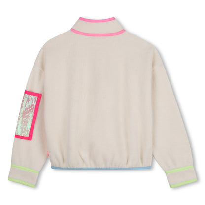 Billieblush Girls Stone Zipped Cardigan Jacket