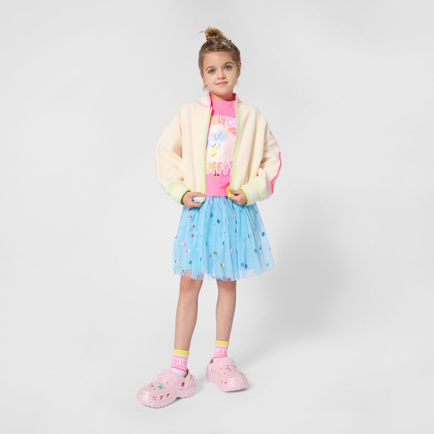Billieblush Girls Stone Zipped Cardigan Jacket