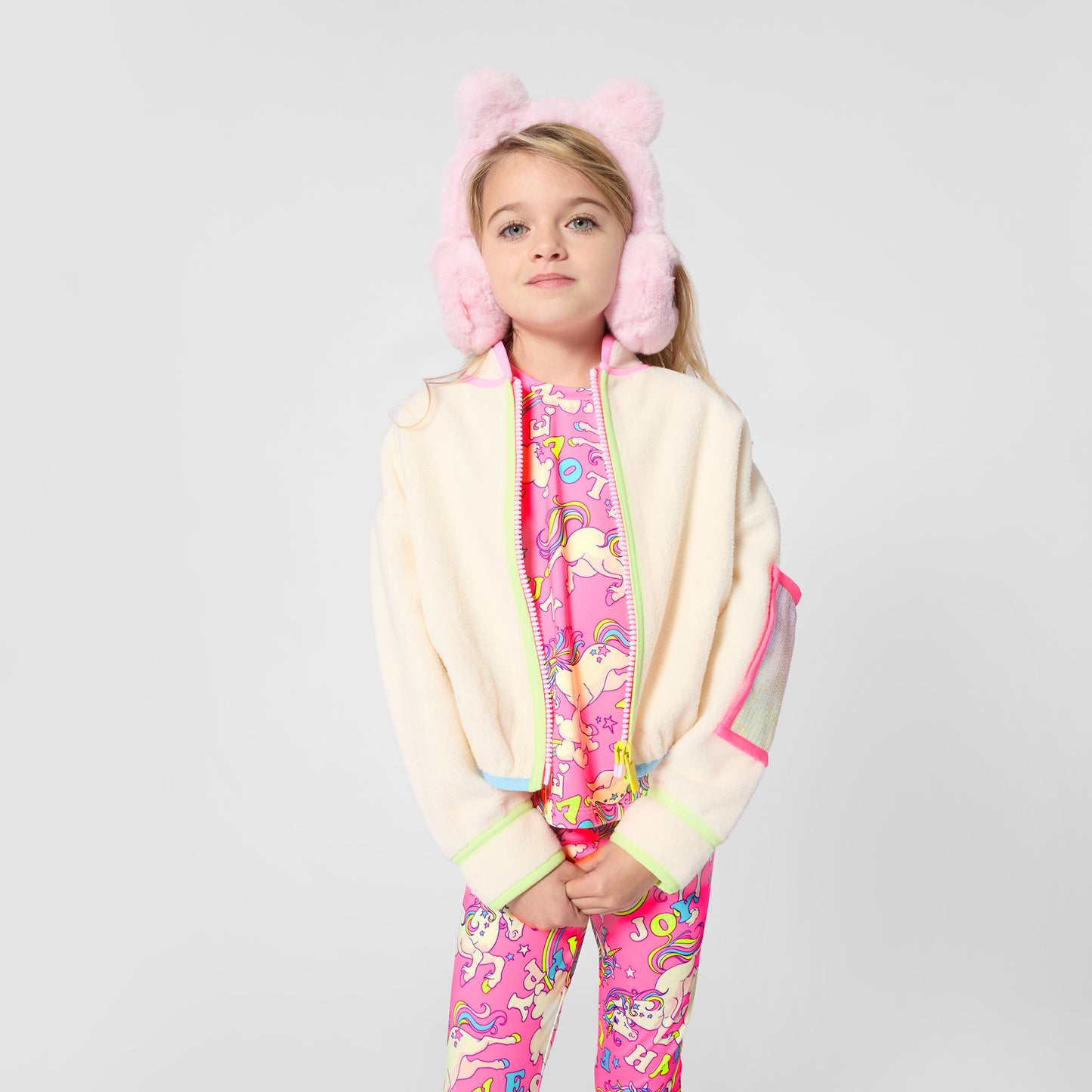 Billieblush Girls Stone Zipped Cardigan Jacket