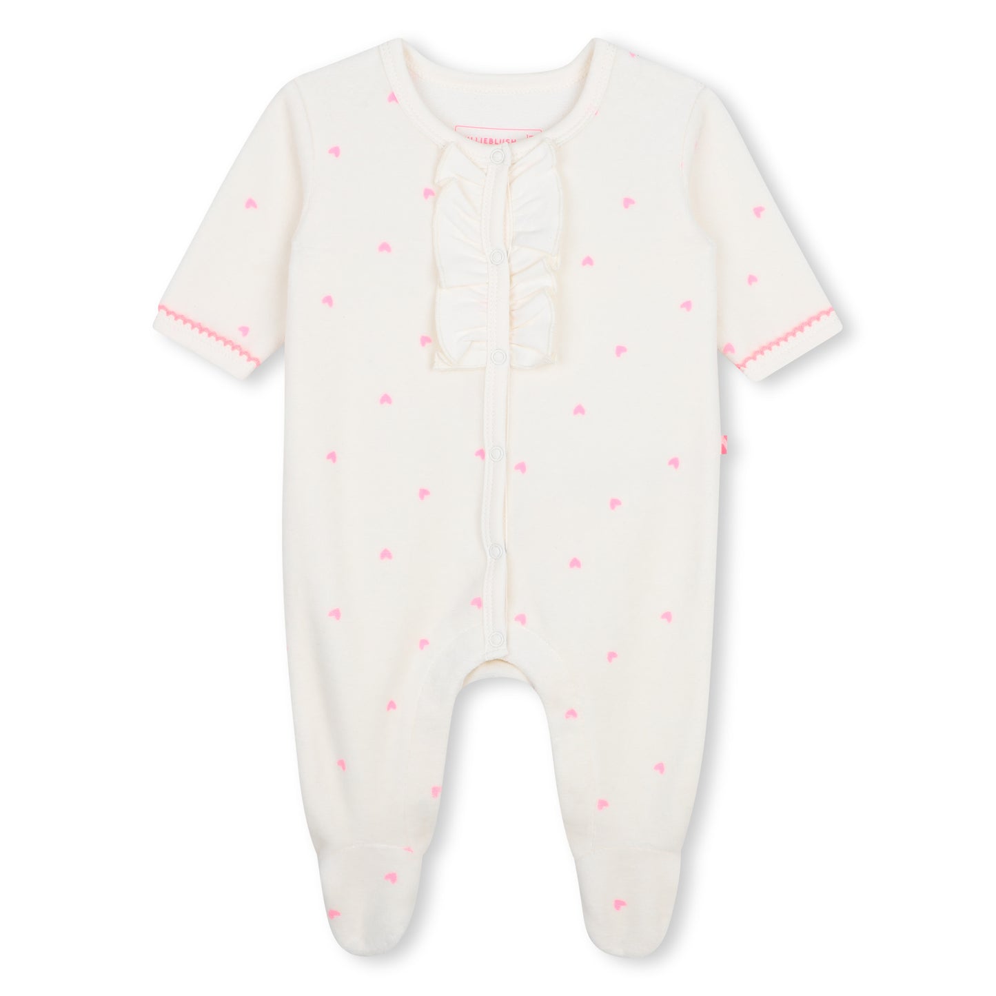 Billieblush Baby Girls Ivory Baby Grow and Pull on Hat