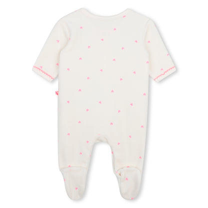 Billieblush Baby Girls Ivory Baby Grow and Pull on Hat