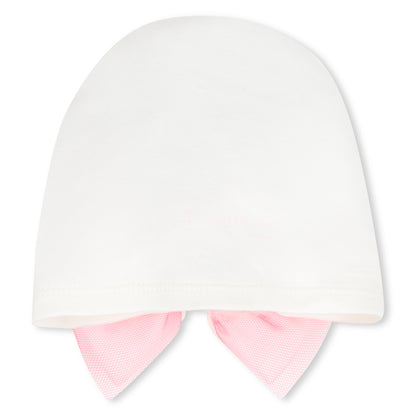 Billieblush Baby Girls Ivory Baby Grow and Pull on Hat
