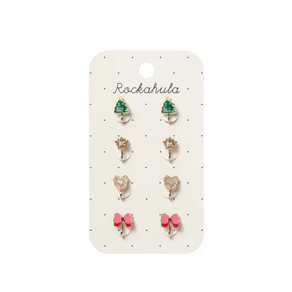 Rockahula Jolly Christmas Clip On Earrings