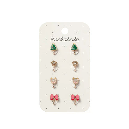 Rockahula Jolly Christmas Clip On Earrings