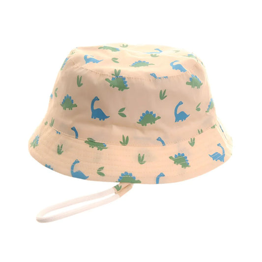 Ziggle Baby Boys Blue/Green Dinos Sun Hat