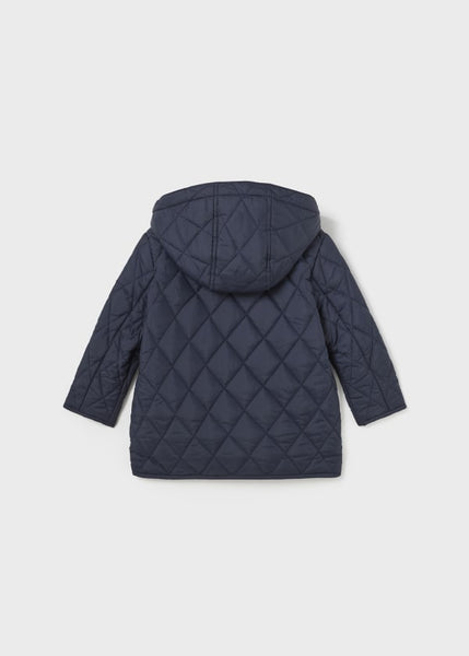 Mayoral navy quilted coat