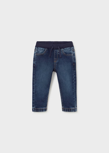 Mayoral Baby Boys Medium Soft Denim Jogger Trousers