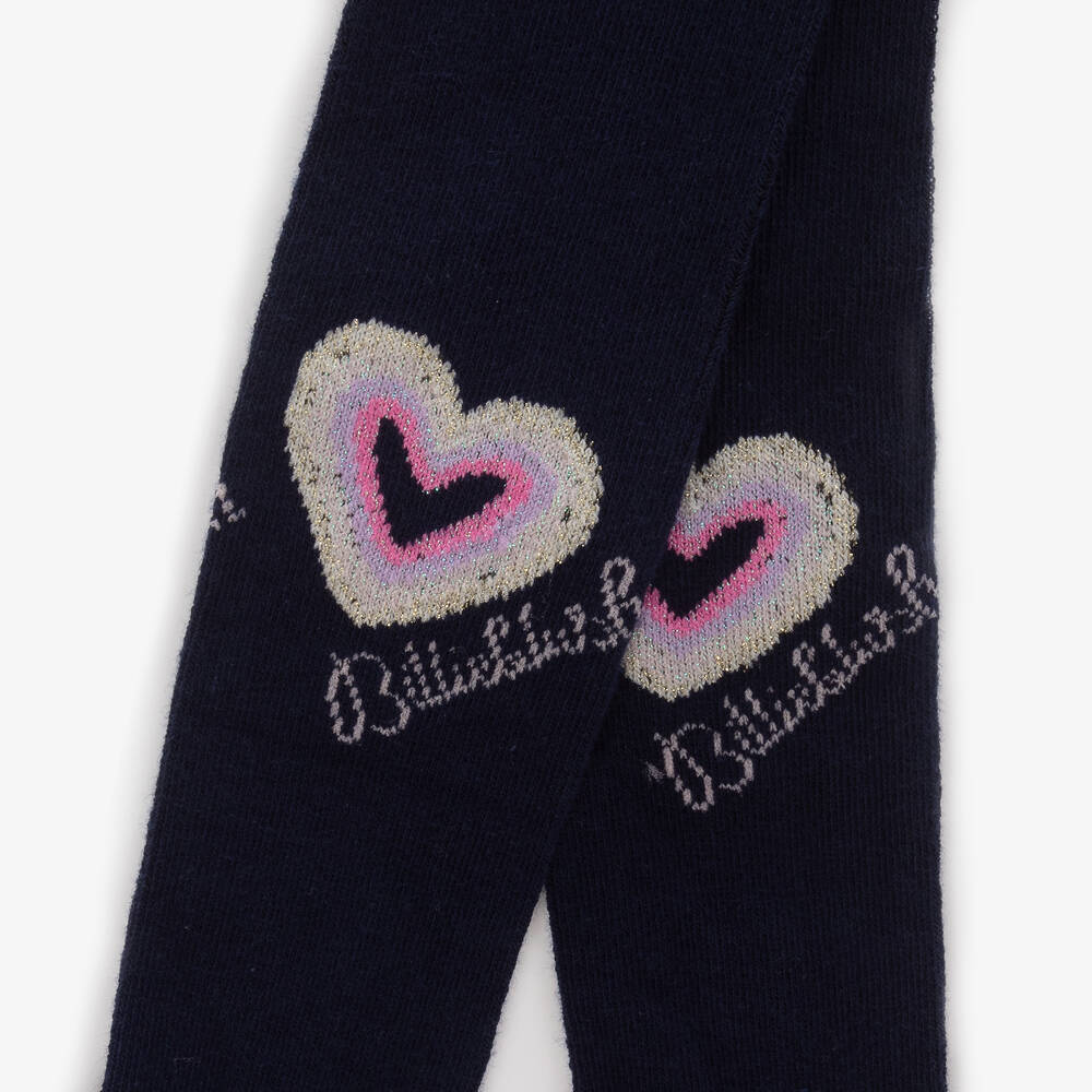 Billieblush Navy Winter TIghts