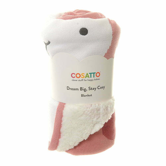 Ziggle Girls Cosatto Bunny Buddy Sherpa Blanket