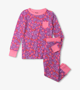 Hatley Girls Pink Floral Pyjama Set