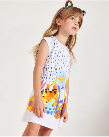 Tuc Tuc Girls Jersey Dress with Elasticated Waist