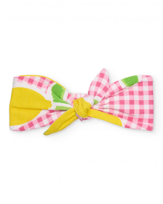 Tuc Tuc Girls Jersey headband with gingham print