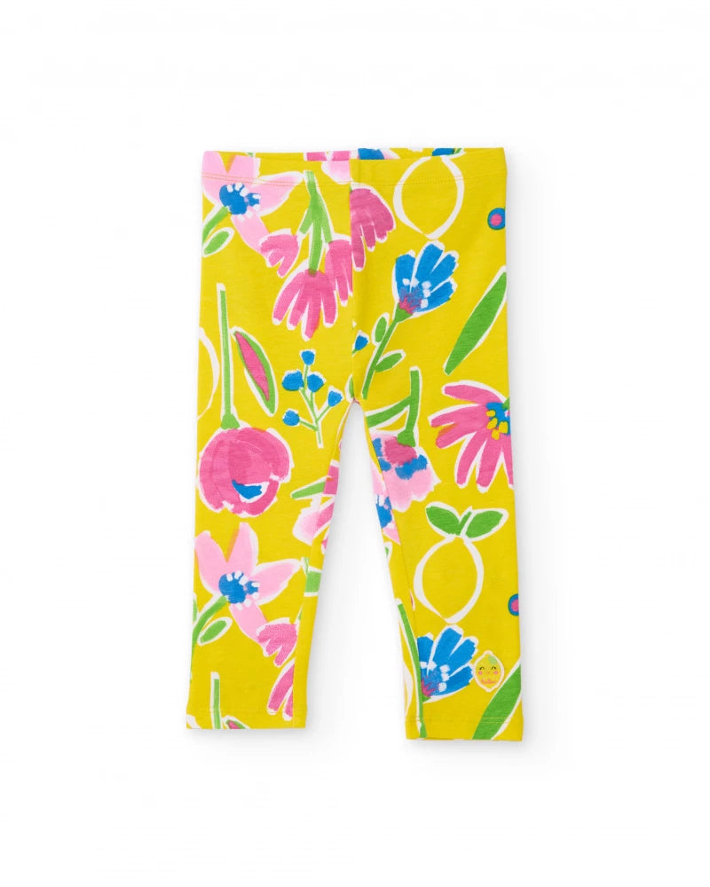 Tuc Tuc Girls Jersey Leggings with a Cheerful Style