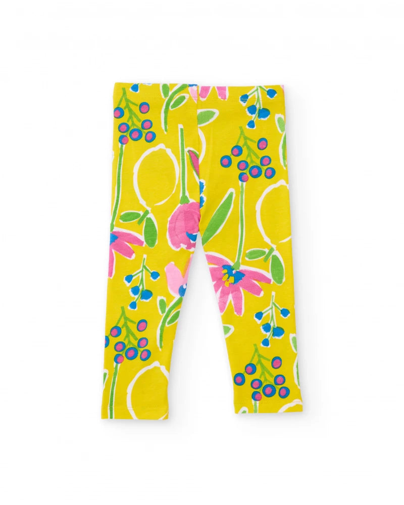 Tuc Tuc Girls Jersey Leggings with a Cheerful Style