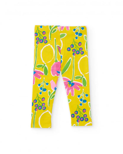 Tuc Tuc Girls Jersey Leggings with a Cheerful Style