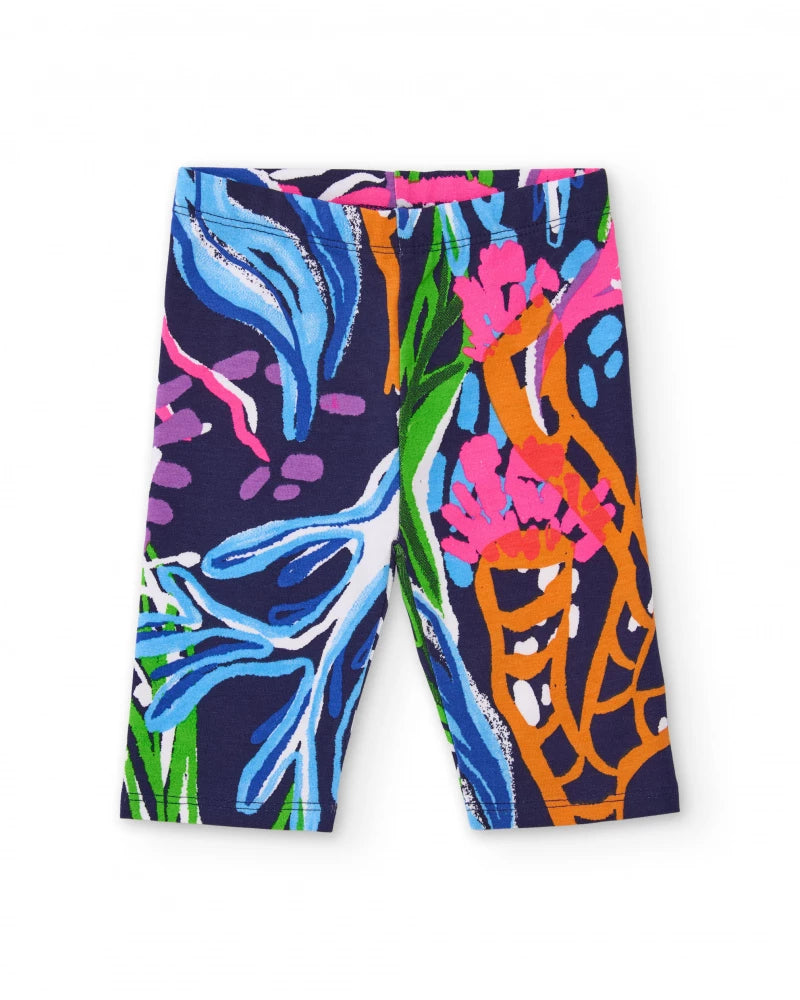 Tuc Tuc Girls T-Shirt and Capri Leggings Set with Raised Appliqués