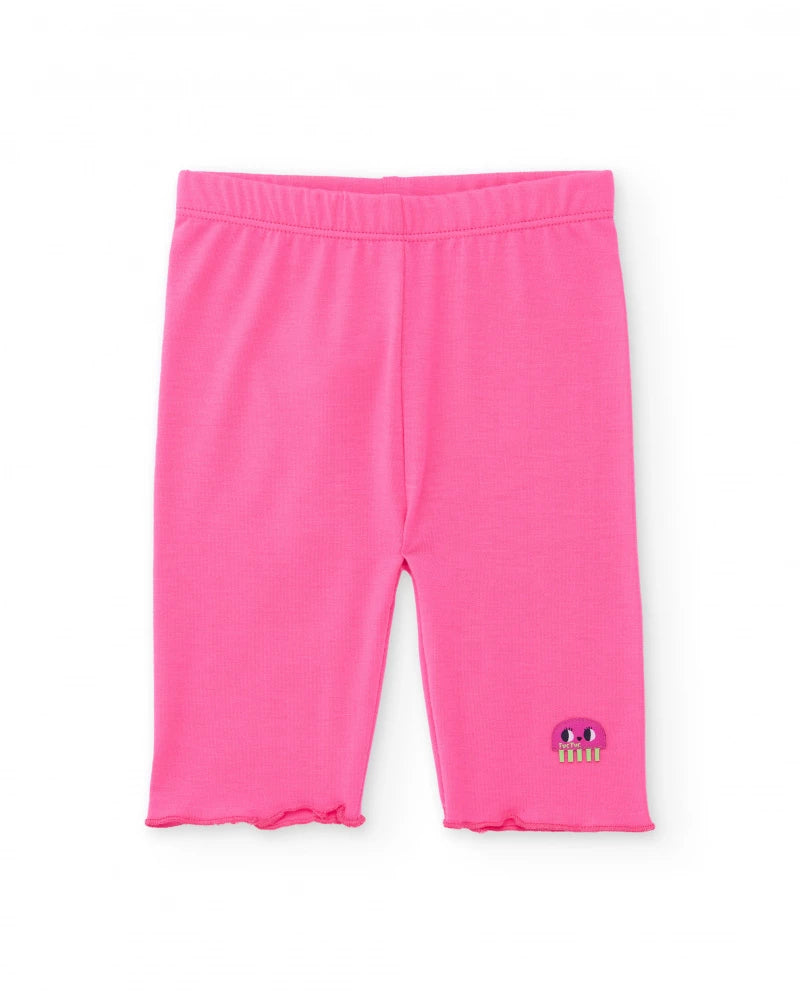 Tuc Tuc Girls T-Shirt and Capri Leggings Set with Seabed Print