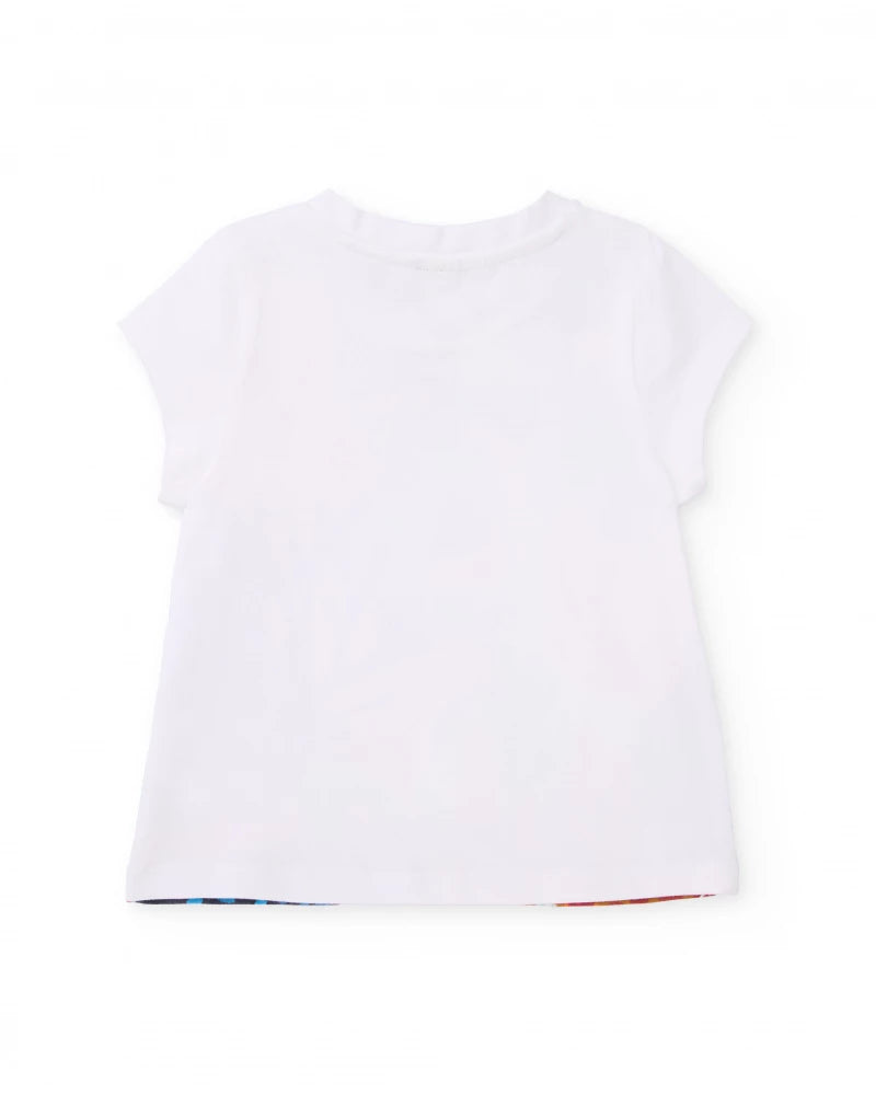 Tuc Tuc Girls T-Shirt and Capri Leggings Set with Seabed Print