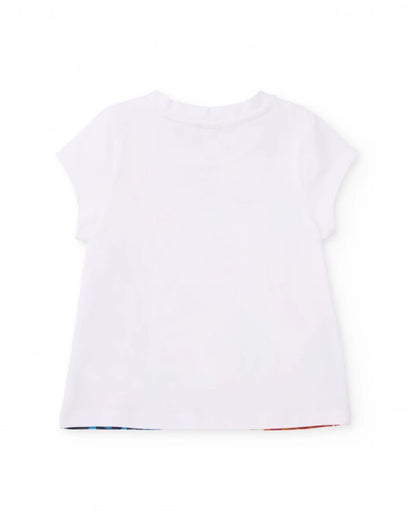 Tuc Tuc Girls T-Shirt and Capri Leggings Set with Seabed Print
