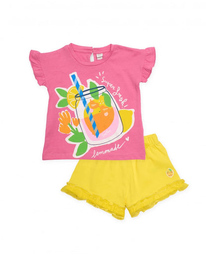 Tuc Tuc Girls T-Shirt and Short Set with Summer Design