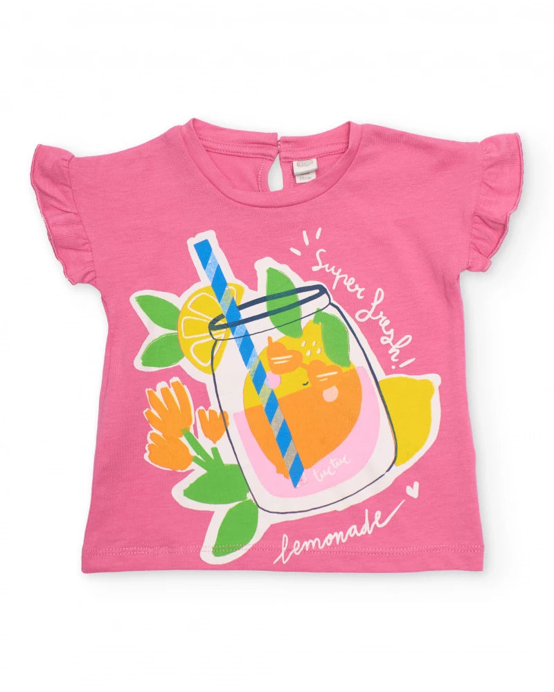 Tuc Tuc Girls T-Shirt and Short Set with Summer Design