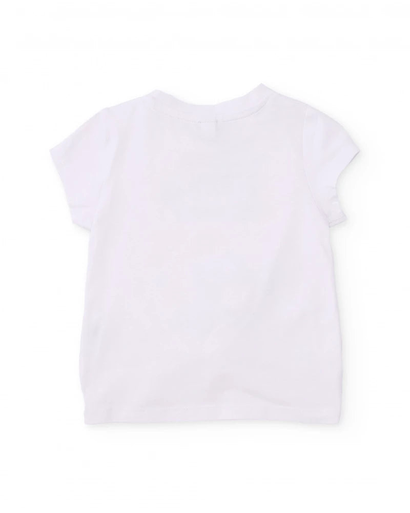 Tuc Tuc Girls T-Shirt with Decorative Knot