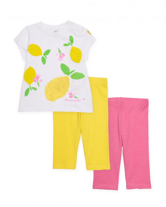 Tuc Tuc Girls T-Shirt and Capri Leggings 3 Piece Set
