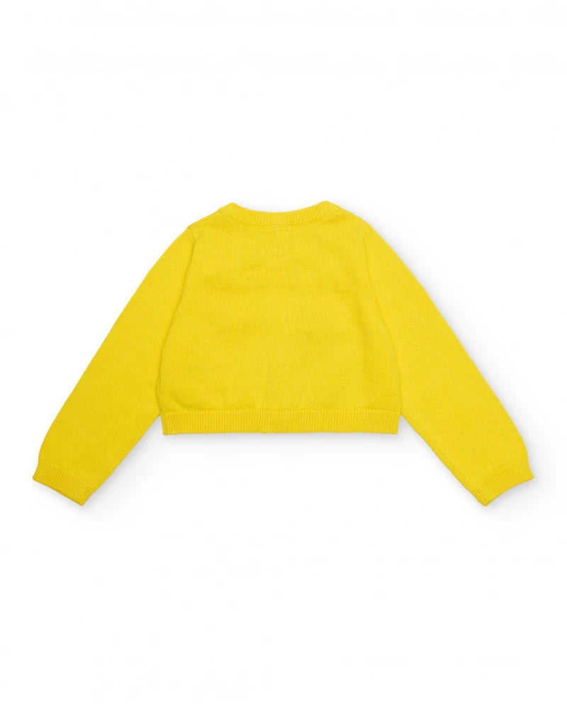 Tuc Tuc Girls Knitwear Cardigan with Floral Print