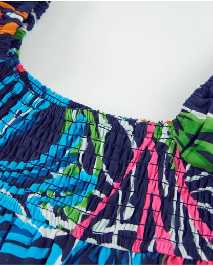 Tuc Tuc Girls Woven Dress with Elasticated Smocking