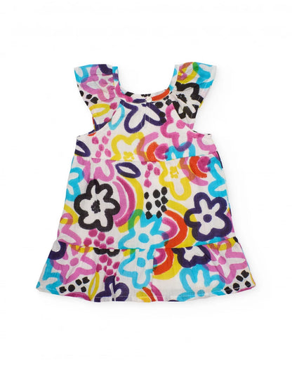 Tuc Tuc Girls Woven Dress With Floral Print