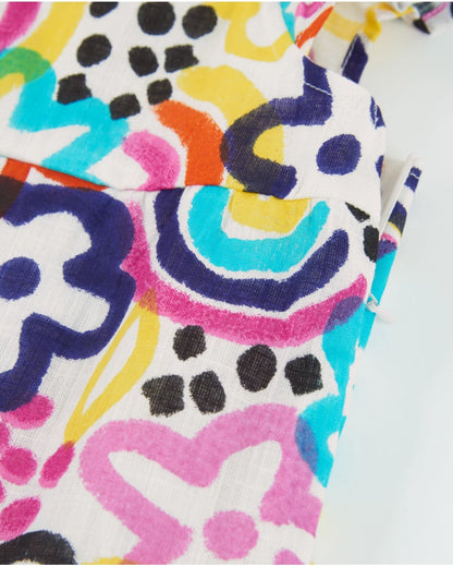 Tuc Tuc Girls Woven Dress With Floral Print