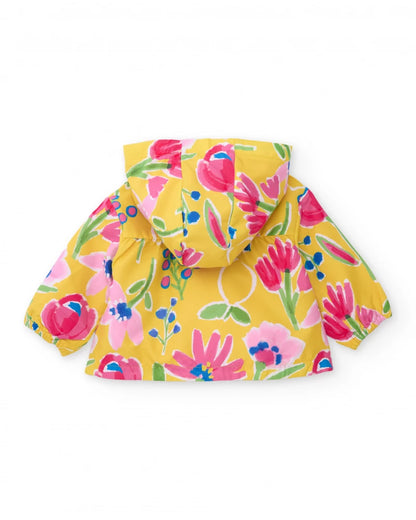 Tuc Tuc Girls Wind Stopper jacket with floral motifs