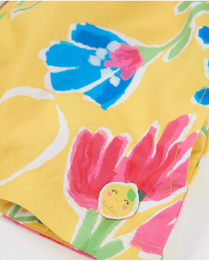 Tuc Tuc Girls Wind Stopper jacket with floral motifs