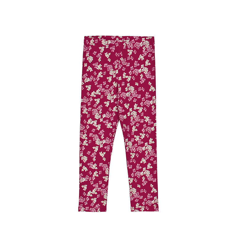 Mayoral Girls Raspberry Fleece Printed Leggings