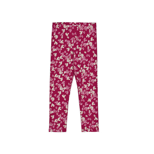 Mayoral Girls Raspberry Fleece Printed Leggings