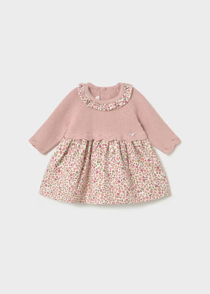 Mayoral Baby Girls Combined Knit Dress