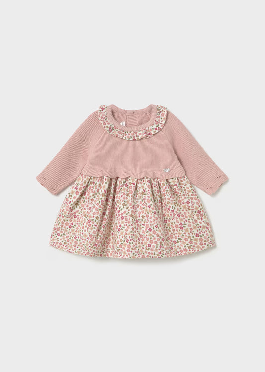 Mayoral Baby Girls Combined Knit Dress