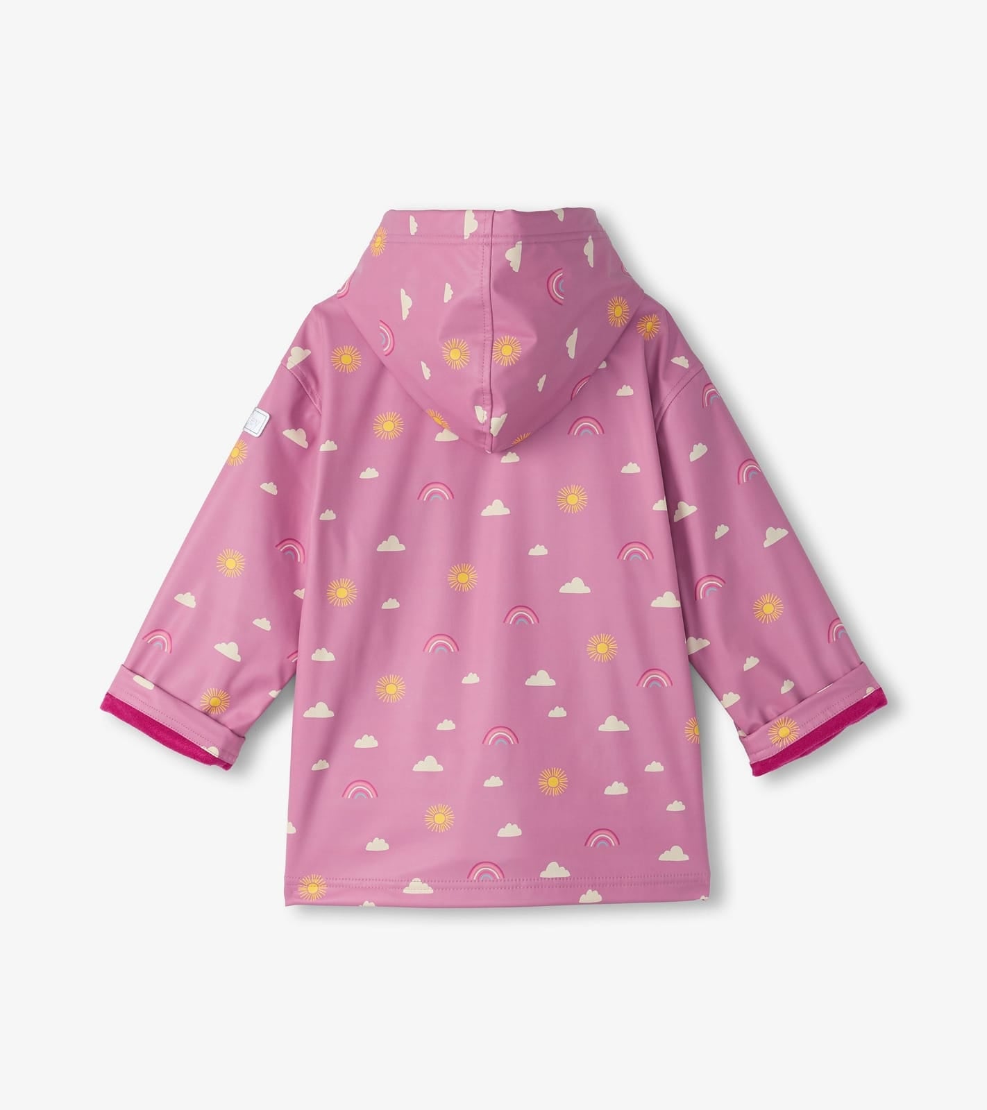 Hatley Girls Rainbow Clouds Raincoat