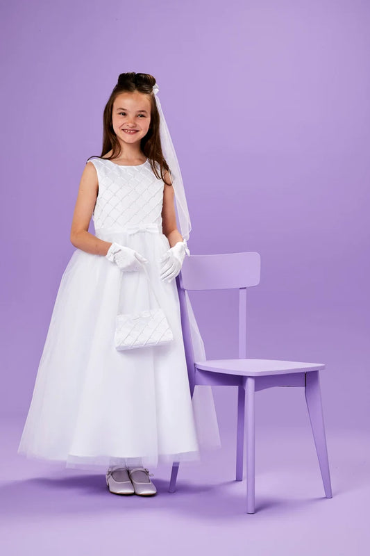 Peridot - Orla Sleeveless Holy Communion Dress