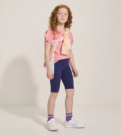 Hatley Girls Navy Bike Shorts