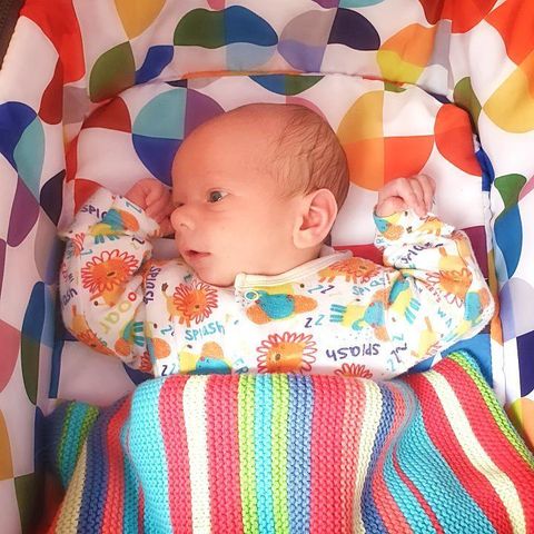 Ziggle Cosatto Baby Multi colour Striped Blanket