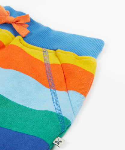 Frugi Boys Bold and Bright Striped Samson Printed Shorts