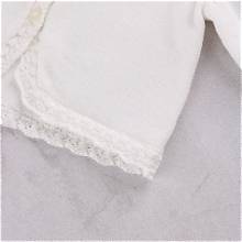 Emile et Rose Baby Girls Margot White Knit Cardigan