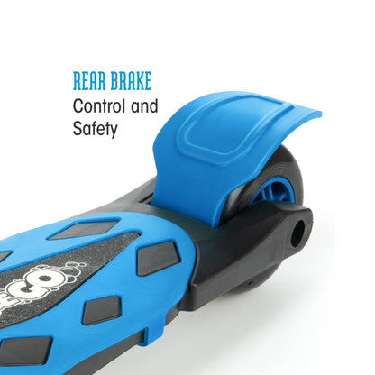 Foldable Bubble Go Tri-Scooter in Blue