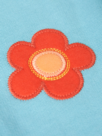 Frugi Baby Girls Flowers Character Joggers