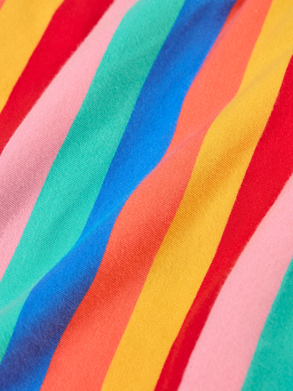 Frugi Girls Strawberry Rainbow Stripe Alba Skort