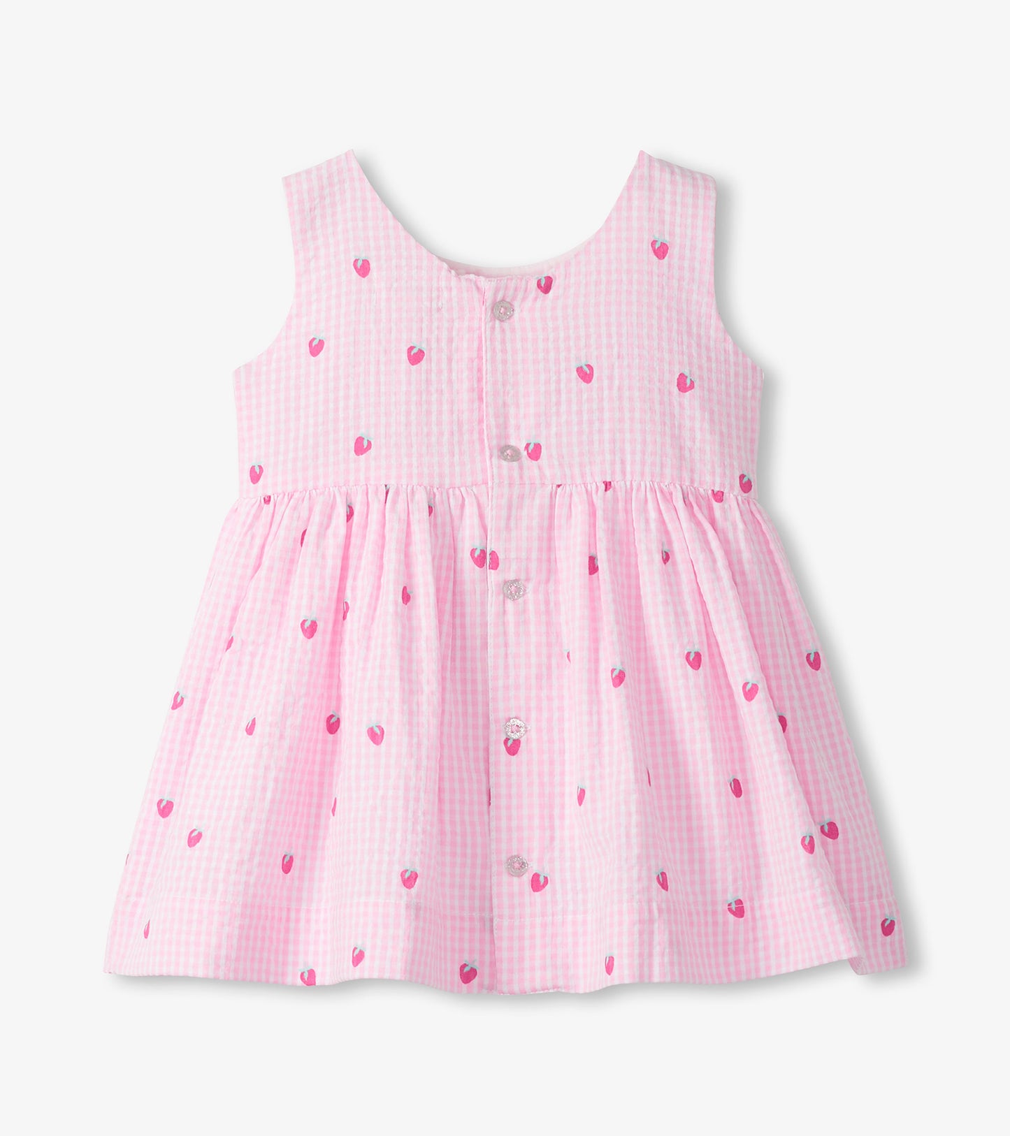 Hatley Baby Girls Teeny Berries Gingham Sleeveless Party Dress
